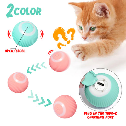 Intelligenter Katzenball grün